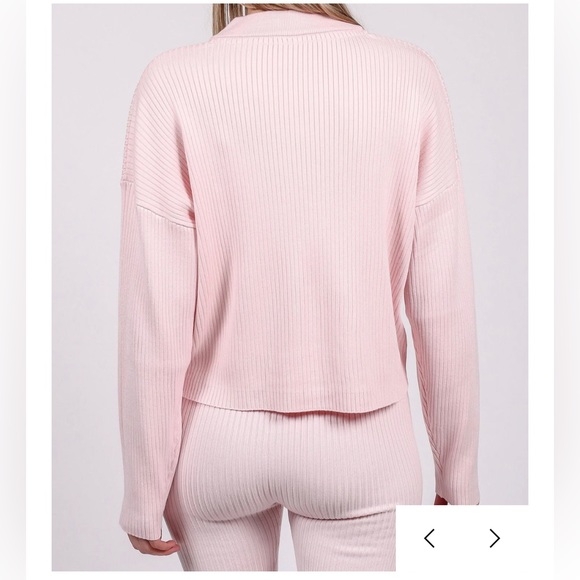 Brunette the label ribbed cardigan - Picture 3 of 5